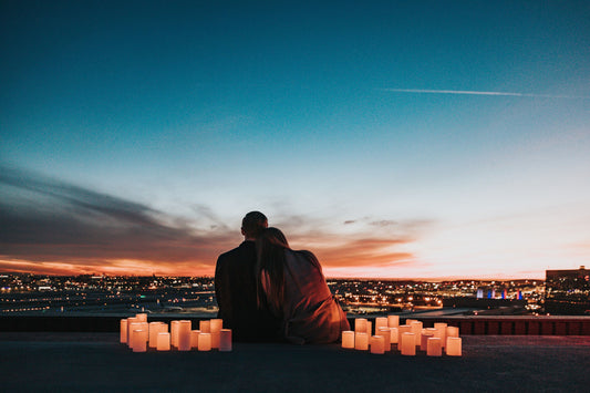 Couple enjoying scenery